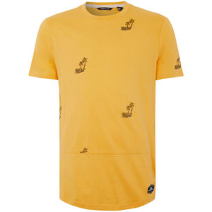 O'Neill LM PALM AOP T-SHIRT žltá S - Pánske tričko