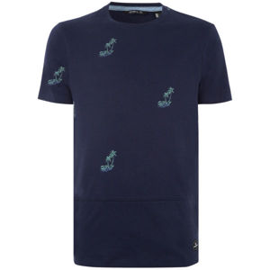 O'Neill LM PALM AOP T-SHIRT tmavo modrá S - Pánske tričko
