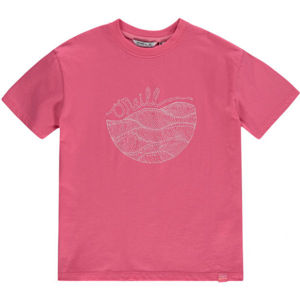 O'Neill LG HARPER T-SHIRT ružová 104 - Dievčenské tričko