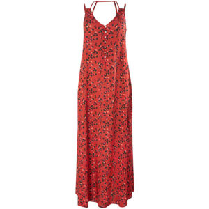 O'Neill LW BELINDA AOP LONG DRESS Dámske šaty, červená, veľkosť S