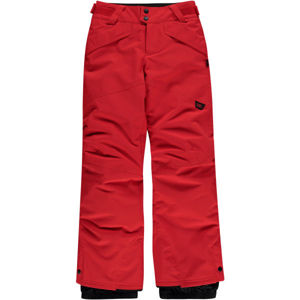 O'Neill PB ANVIL PANTS Chlapčenské lyžiarske/snowboardové nohavice, červená, veľkosť 128