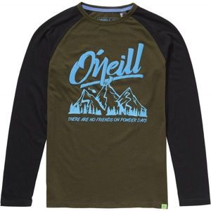 O'Neill LB OCEANSIDE L/SLV T-SHIRT hnedá 140 - Chlapčenské  tričko s dlhým rukávom