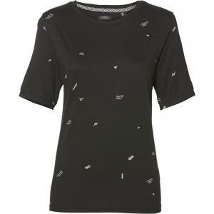 O'Neill LW MINI PRINT T-SHIRT čierna S - Dámske tričko