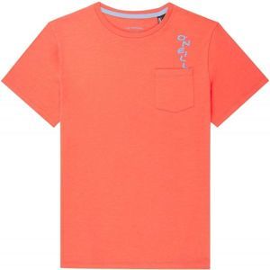 O'Neill LB JACKS BASE S/SLV T-SHIRT Chlapčenské tričko, oranžová,svetlomodrá, veľkosť