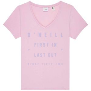 O'Neill LW FIRST IN, LAST OUT T-SHIRT ružová L - Dámske tričko