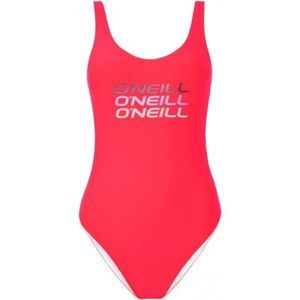 O'Neill PW LOGO TRIPPLE SWIMSUIT Dámske jednodielne plavky, ružová, veľkosť 42