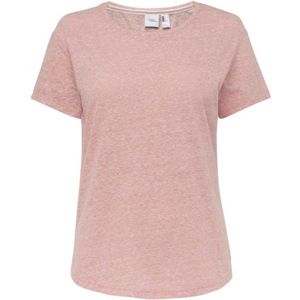 O'Neill LW ESSENTIAL T-SHIRT Dámske tričko, ružová,biela, veľkosť
