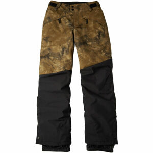O'Neill ANVIL COLORBLOCK PANTS Chlapčenské snowboardové/lyžiarske nohavice, čierna, veľkosť