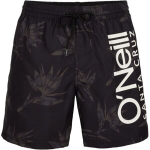 O'Neill CALI FLORAL SHORTS Pánske plavecké šortky, čierna, veľkosť L