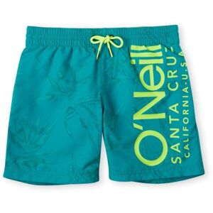 O'Neill CALI FLORAL SHORTS Pánske plavecké šortky, tyrkysová, veľkosť S