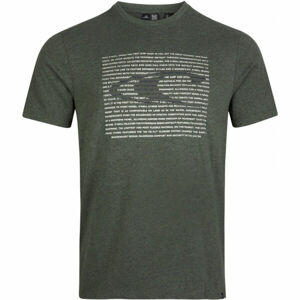 O'Neill GRAPHIC WAVE SS T-SHIRT Pánske tričko, khaki, veľkosť XXL