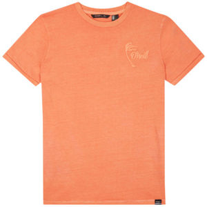 O'Neill LB CARTER WASHED T-SHIRT oranžová 128 - Chlapčenské tričko