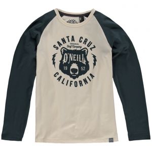 O'Neill LB JACKS BASE L/SLV T-SHIRT biela 176 - Chlapčenské  tričko s dlhým rukávom