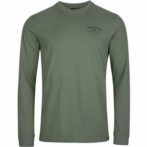 O'Neill MFG GOOD BACKS LS T-SHIRT Pánske tričko s dlhým rukávom, svetlo zelená, veľkosť L