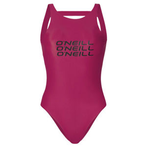 O'Neill PW NOOS LOGO BATHINGSUIT červená 40 - Dámske jednodielne plavky