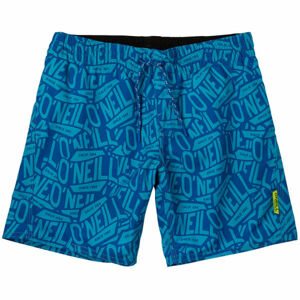 O'Neill PB STICKERPRINT SHORTS Chlapčenské šortky do vody, modrá, veľkosť 152