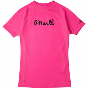 O'Neill PG ONEILL SS SKINS Dievčenské tričko do vody, ružová, veľkosť 10