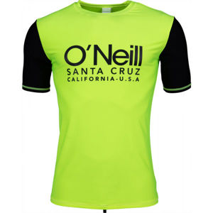 O'Neill PM CALI S/SLV SKINS zelená M - Pánske tričko do vody