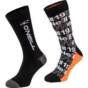 O'Neill SOCK 2-PACK Pánske ponožky, čierna, veľkosť 39/42