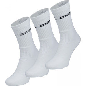 O'Neill SPORTSOCK 3P Unisex ponožky, biela, veľkosť 43 - 46