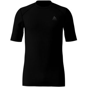 Odlo BL TOP CREW NECK S/S ACTIVE WARM čierna L - Pánske tričko
