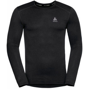 Odlo BL TOP CREW NECK L/S ACTIVE THERMIC Pánske funkčné tričko, čierna, veľkosť XL