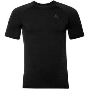 Odlo BL TOP CREW NECK S/S PERFORMANCE WARM ECO Pánske funkčné tričko, čierna, veľkosť XXL