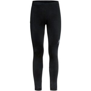 Odlo ESSENTIAL TIGHTS Pánske bežecké elastické nohavice, čierna, veľkosť L