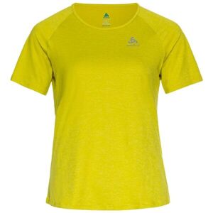 Odlo W RUN EASY 365 T-SHIRT CREW NECK SS Dámske bežecké tričko, žltá, veľkosť XS