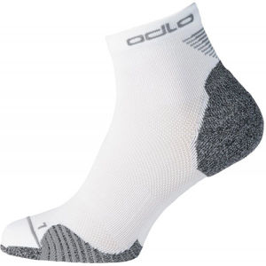 Odlo SOCKS CERAMICOOL RUNNING QUARTER Unisex ponožky, biela, veľkosť 42