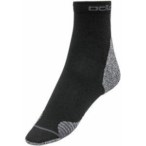 Odlo SOCKS CERAMICOOL RUNNING QUARTER Unisex ponožky, čierna, veľkosť 36-38