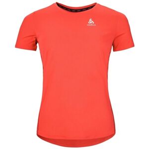 Odlo W CREW NECK S/S ZEROWEIGHT CHILL-TEC Dámske bežecké tričko, oranžová, veľkosť XL