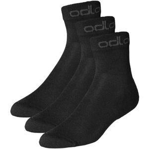 Odlo ACTIVE QUARTER 3-PACK Ponožky, čierna, veľkosť 42-44