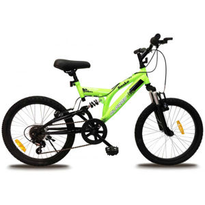Olpran SNAKE 20" zelená NS - Detský celoodpružený bicykel