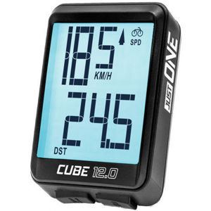 One CUBE 12.0 ATS Bezdrôtový tachometer, čierna,biela, veľkosť