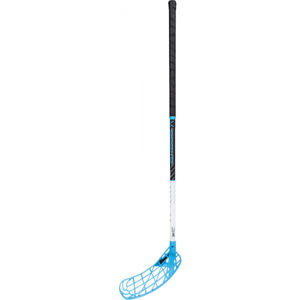 Oxdog SHIFT 27 ROUND Florbalová hokejka, čierna,biela,svetlomodrá, veľkosť