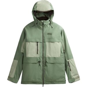 Picture STONE Pánska zimná bunda, tmavo zelená, veľkosť L