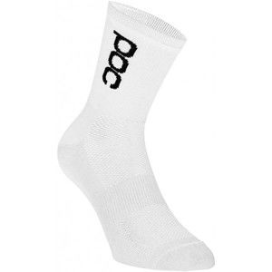 POC ESSENTIAL ROAD LT Športové ponožky, biela, veľkosť 39/41