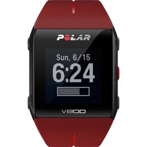 POLAR V800 HR červená  - Športové hodinky s GPS