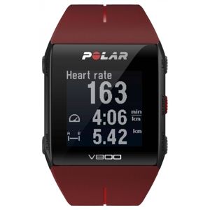 POLAR V800 HR červená  - Športové hodinky s GPS