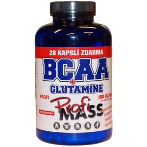 Profimass PROFI BCAA + GLUTAMINE 180+20 KAPSÚĽ  NS - Aminokyseliny