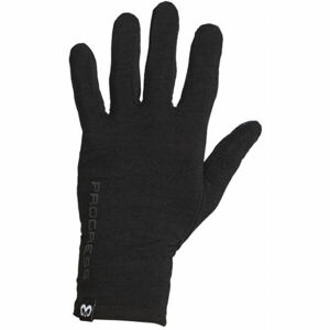 Progress MERINO GLOVES Funkčné Merino rukavice, čierna, veľkosť XL/XXL