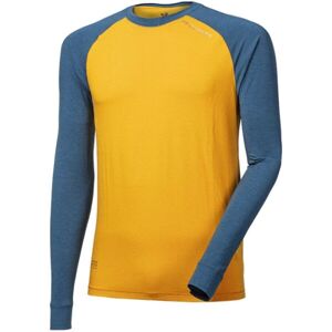 PROGRESS CC NDR Pánske funkčné tričko s dlhým rukávom, žltá, veľkosť M