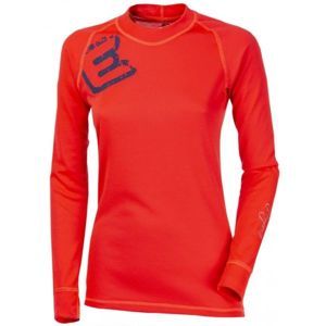 Progress DF NDRZ PRINT Dámske funkčné tričko s dlhým rukávom, oranžová, veľkosť L