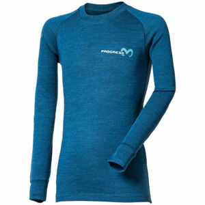 Progress MB TDRD Detské termo tričko s dlhým rukávom, modrá, veľkosť 128