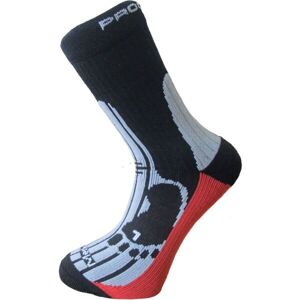 PROGRESS MERINO Turistické ponožky s merinom, čierna, veľkosť 6-8