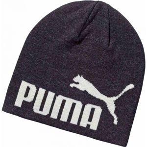 Puma ESS BIG CAT BEANIE SNR tmavo šedá UNI - Pánska zimná čiapka