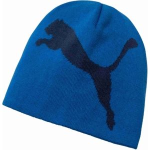 Puma ESS BIG CAT BEANIE SNR modrá UNI - Zimná čiapka