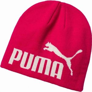 Puma ESS BIG CAT BEANIE JNR Juniorská zimná čiapka, ružová, veľkosť UNI