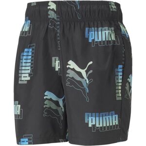 Puma PUMA POWER SUMMER AOP SHORTS Pánske šortky, čierna, veľkosť L
